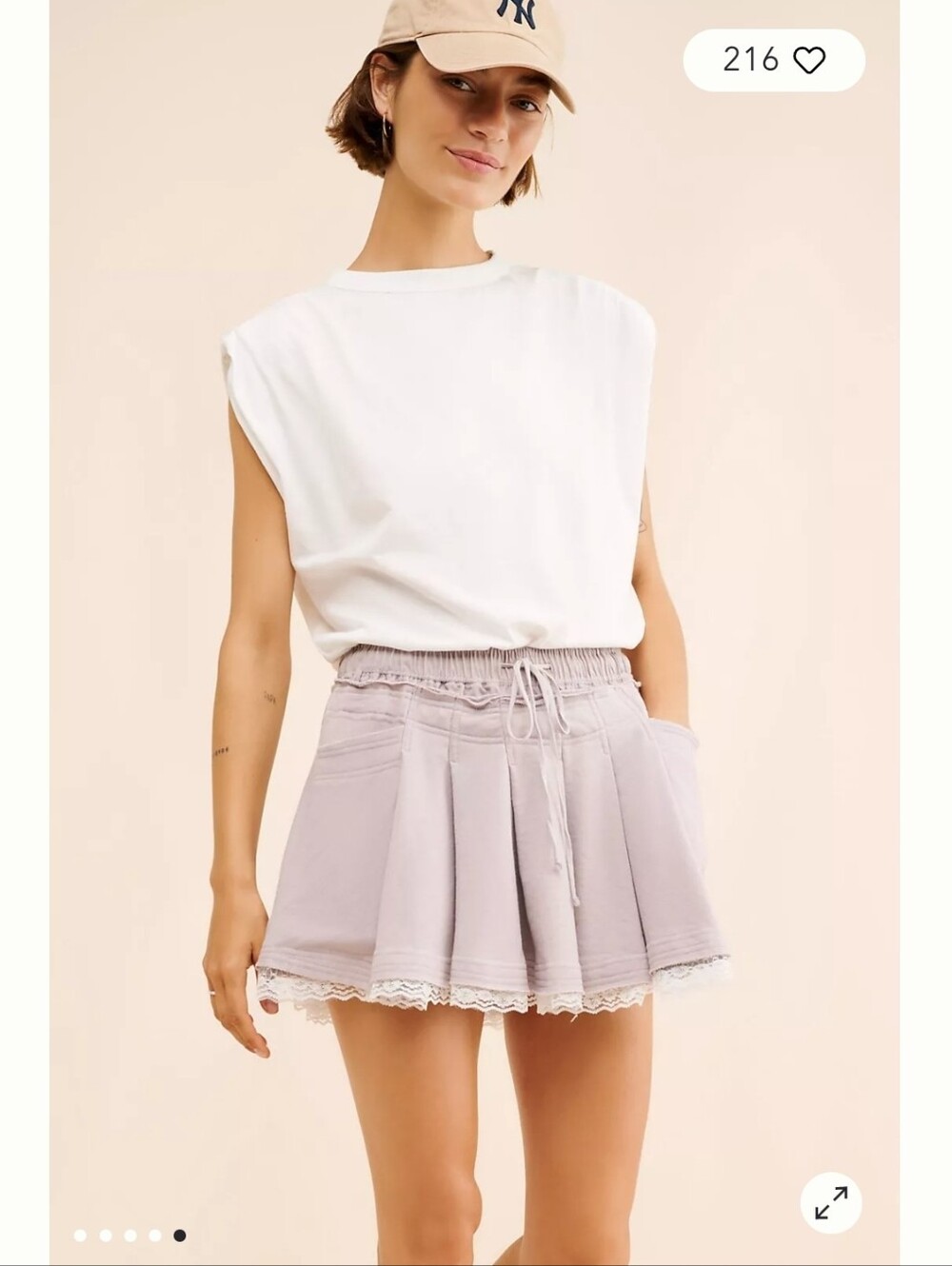 Anthropologie Goal Line Twofer Mini Dress XS